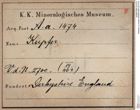 Etiketten zu Kupfer (NHMW-MIN-Aa1474)